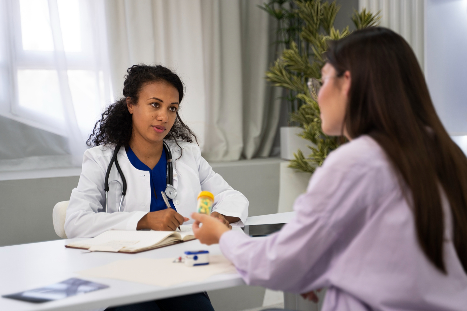 doctor consulting patient