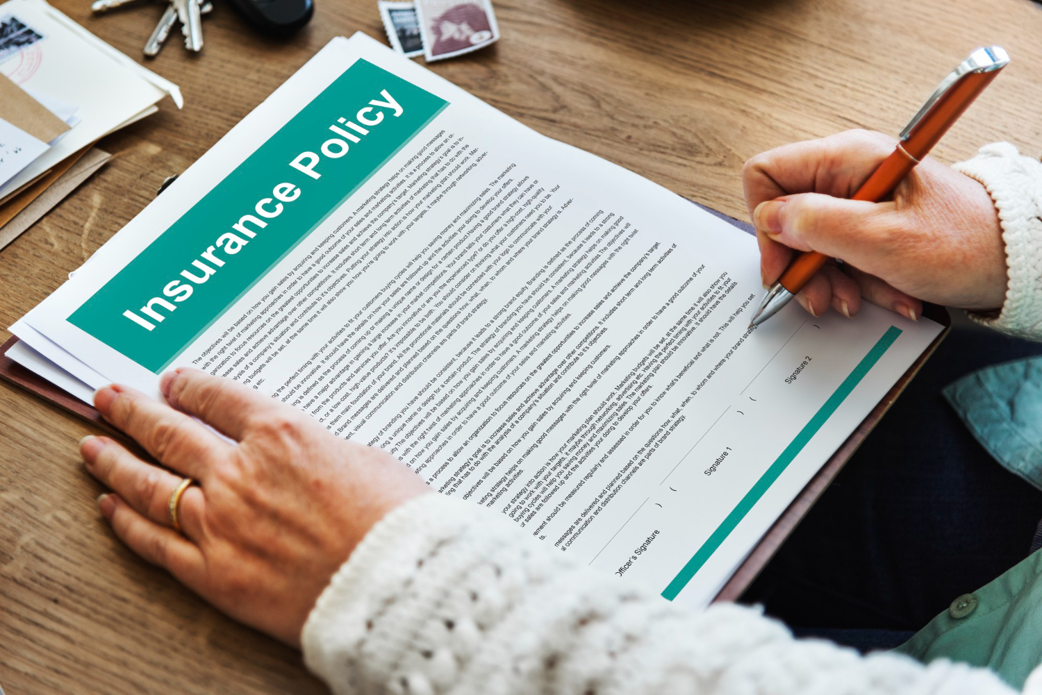 Documents for insurance